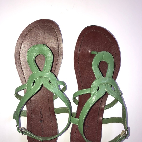 Kelly & Katie Shoes - KELLY & KATE PAISLEY Green Sandals